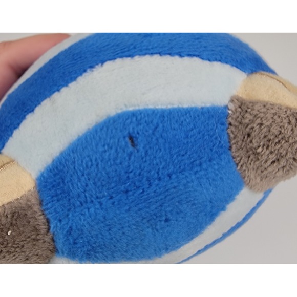 Nintendo Mario Official 9" Sanei FLYING SQUIRREL BLUE TOAD Plush Toy Japan 2012 - Picture 10 of 10